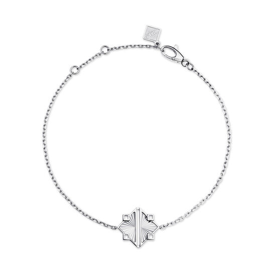 Birks Muse Guilloch&eacute; Sterling Silver Bracelet, Small 450018473745 image number 0